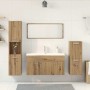 Juego de muebles baño 5 piezas madera ingeniería roble artisan de , Muebles de baño - Ref: Foro24-3328914, Precio: 438,89 €, ...