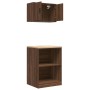 Armarios 2 uds para garaje madera ingeniería marrón roble de , Armarios industriales - Ref: Foro24-3328284, Precio: 102,92 €,...