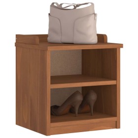 Banco de recibidor SANDNES madera maciza de pino 45x40x50 cm de , Bancos para recibidores y almacenamiento - Ref: Foro24-4010...