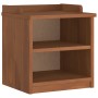 Banco de recibidor SANDNES madera maciza de pino 45x40x50 cm de , Bancos para recibidores y almacenamiento - Ref: Foro24-4010...