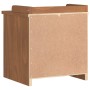 Banco de recibidor SANDNES madera maciza de pino 45x40x50 cm de , Bancos para recibidores y almacenamiento - Ref: Foro24-4010...