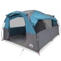 Tienda de campaña familiar túnel 6 personas impermeable azul de , Tiendas de campaña - Ref: Foro24-4009573, Precio: 157,05 €,...