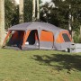 Tienda familiar con porche 9 personas impermeable gris naranja de , Tiendas de campaña - Ref: Foro24-4009586, Precio: 294,54 ...