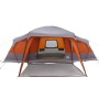Tienda familiar con porche 9 personas impermeable gris naranja de , Tiendas de campaña - Ref: Foro24-4009586, Precio: 294,54 ...