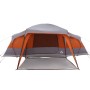Tienda familiar con porche 9 personas impermeable gris naranja de , Tiendas de campaña - Ref: Foro24-4009586, Precio: 294,54 ...