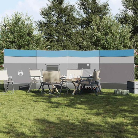 Cortaviento de camping impermeable azul 510x153 cm de , Paravientos - Ref: Foro24-4009649, Precio: 41,22 €, Descuento: %