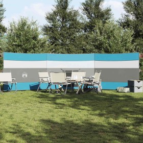 Cortaviento de camping impermeable azul 508x130 cm de , Paravientos - Ref: Foro24-4009661, Precio: 36,07 €, Descuento: %