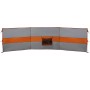 Cortaviento de camping impermeable gris naranja 490x123 cm de , Paravientos - Ref: Foro24-4009656, Precio: 36,99 €, Descuento: %