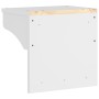 Perchero de pared SANDNES madera maciza pino blanco 43x30x42cm de , Percheros para sombreros y abrigos - Ref: Foro24-4010456,...