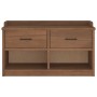 Banco de recibidor SANDNES madera maciza de pino 87x40x50 cm de , Bancos para recibidores y almacenamiento - Ref: Foro24-4010...