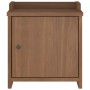 Banco de recibidor SANDNES madera maciza de pino 45x40x50 cm de , Bancos para recibidores y almacenamiento - Ref: Foro24-4010...
