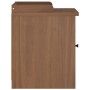 Banco de recibidor SANDNES madera maciza de pino 45x40x50 cm de , Bancos para recibidores y almacenamiento - Ref: Foro24-4010...