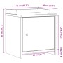 Banco de recibidor SANDNES madera maciza de pino 45x40x50 cm de , Bancos para recibidores y almacenamiento - Ref: Foro24-4010...