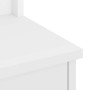 Perchero de entrada SANDENS madera pino blanco 45x40x159,5 cm de , Bancos para recibidores y almacenamiento - Ref: Foro24-401...