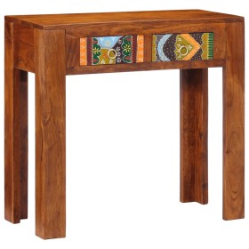 Mesa consola madera maciza de acacia 80x35x75 cm de , Mesas consola - Ref: Foro24-4016496, Precio: 152,11 €, Descuento: %