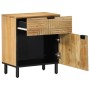 Mesita de noche madera maciza de mango 50x33x60 cm marrón de , Mesitas de noche - Ref: Foro24-4017728, Precio: 105,92 €, Desc...