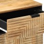 Mesita de noche madera maciza de mango 50x33x60 cm marrón de , Mesitas de noche - Ref: Foro24-4017728, Precio: 105,92 €, Desc...