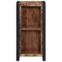 Mesita de noche de madera maciza reciclada 40x30x80 cm de , Almacenamiento para CD y DVD - Ref: Foro24-4013600, Precio: 129,8...