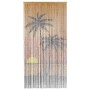 Cortina para puerta insectos estampado palmeras 90x220cm bambú de , Mosquiteras para ventanas - Ref: Foro24-4017444, Precio: ...