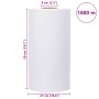 Film estirable agrícola blanco 25 µm 50 cm x 1800 m de , Materiales de embalaje - Ref: Foro24-4104888, Precio: 128,14 €, Desc...