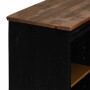Aparador HALDEN con puerta corredera negro 80x40x80 cm de , Aparadores - Ref: Foro24-4018424, Precio: 217,59 €, Descuento: %