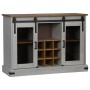 Aparador HALDEN 2 puertas correderas blanco 112x40x80 cm de , Aparadores - Ref: Foro24-4018426, Precio: 282,68 €, Descuento: %