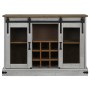 Aparador HALDEN 2 puertas correderas blanco 112x40x80 cm de , Aparadores - Ref: Foro24-4018426, Precio: 282,68 €, Descuento: %