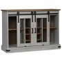 Aparador HALDEN 2 puertas correderas blanco 112x40x80 cm de , Aparadores - Ref: Foro24-4018426, Precio: 282,68 €, Descuento: %