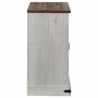 Aparador HALDEN con puerta corredera blanco 80x40x80 cm de , Aparadores - Ref: Foro24-4018418, Precio: 205,93 €, Descuento: %