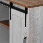Aparador HALDEN con puerta corredera blanco 80x40x80 cm de , Aparadores - Ref: Foro24-4018418, Precio: 205,93 €, Descuento: %