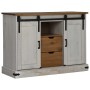 Aparador HALDEN 2 puertas correderas blanco 112x40x80 cm de , Aparadores - Ref: Foro24-4018430, Precio: 305,61 €, Descuento: %