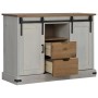 Aparador HALDEN 2 puertas correderas blanco 112x40x80 cm de , Aparadores - Ref: Foro24-4018430, Precio: 305,61 €, Descuento: %