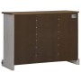 Aparador HALDEN 2 puertas correderas blanco 112x40x80 cm de , Aparadores - Ref: Foro24-4018430, Precio: 305,61 €, Descuento: %