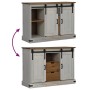 Aparador HALDEN 2 puertas correderas blanco 112x40x80 cm de , Aparadores - Ref: Foro24-4018430, Precio: 305,61 €, Descuento: %