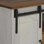 Aparador HALDEN 2 puertas correderas blanco 112x40x80 cm de , Aparadores - Ref: Foro24-4018430, Precio: 305,61 €, Descuento: %