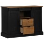 Aparador HALDEN 2 puertas correderas negro 112x40x80 cm de , Aparadores - Ref: Foro24-4018432, Precio: 279,38 €, Descuento: %
