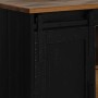 Aparador HALDEN 2 puertas correderas negro 112x40x80 cm de , Aparadores - Ref: Foro24-4018432, Precio: 279,38 €, Descuento: %