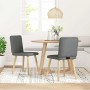 Sillas de comedor 2 unidades tela gris oscuro de , Sillas de comedor - Ref: Foro24-4101145, Precio: 104,06 €, Descuento: %