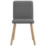 Sillas de comedor 2 unidades tela gris oscuro de , Sillas de comedor - Ref: Foro24-4101145, Precio: 104,06 €, Descuento: %
