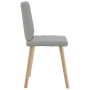 Sillas de comedor 2 uds tela gris nube de , Sillas de comedor - Ref: Foro24-4101130, Precio: 103,64 €, Descuento: %