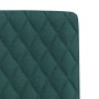 Sillas de comedor 2 unidades tela verde oscuro de , Sillas de comedor - Ref: Foro24-4101126, Precio: 105,46 €, Descuento: %