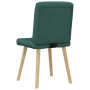 Sillas de comedor 2 unidades tela verde oscuro de , Sillas de comedor - Ref: Foro24-4101096, Precio: 105,85 €, Descuento: %