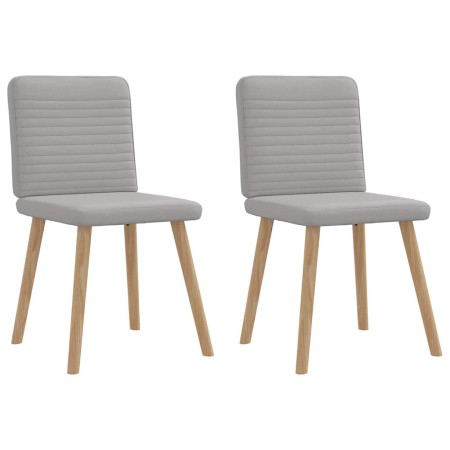 Sillas de comedor 2 uds tela gris nube de , Sillas de comedor - Ref: Foro24-4101153, Precio: 103,24 €, Descuento: %