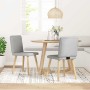 Sillas de comedor 2 uds tela gris nube de , Sillas de comedor - Ref: Foro24-4101153, Precio: 103,24 €, Descuento: %
