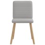 Sillas de comedor 2 uds tela gris nube de , Sillas de comedor - Ref: Foro24-4101153, Precio: 103,24 €, Descuento: %