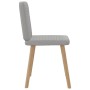 Sillas de comedor 2 uds tela gris nube de , Sillas de comedor - Ref: Foro24-4101153, Precio: 103,24 €, Descuento: %