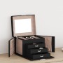 Joyero de 4 niveles con espejo y cerradura 22,5x17,5x16,5 cm de , Soportes para joyería - Ref: Foro24-4103561, Precio: 35,74 ...