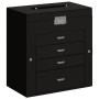 Joyero de 5 niveles con espejo y cerradura negro de , Soportes para joyería - Ref: Foro24-4103563, Precio: 57,32 €, Descuento: %