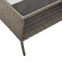 Sofá jardín de 2 plazas con cojín y mesa gris ratán sintético de , Sofás de exterior - Ref: Foro24-4103847, Precio: 210,43 €,...