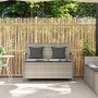 Banco de jardín con almacenaje y cojín gris claro de , Bancos de jardín - Ref: Foro24-4104216, Precio: 208,27 €, Descuento: %